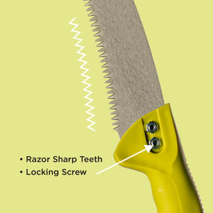 Go Saw Razor Sharp teeth and locking screws
