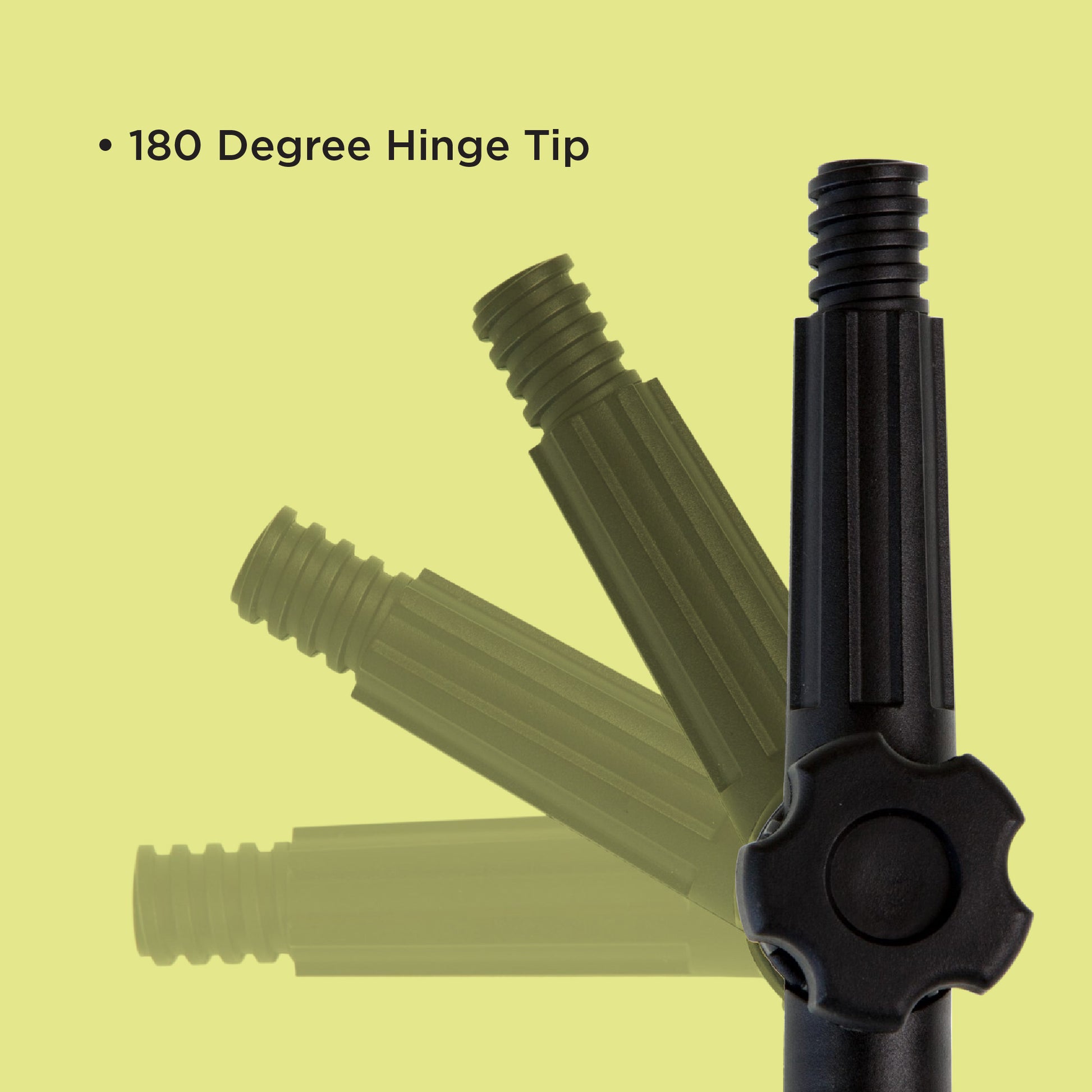 Multiple hinge tip at different angles.