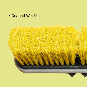 Dry and wet use for all medium bristle brushes