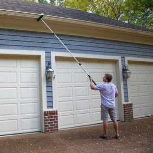 medium bristle brush for cleaning rain gutters