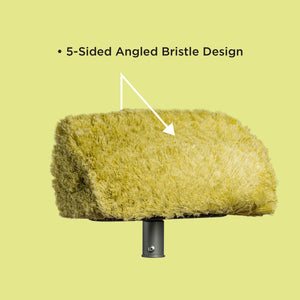 6" 5-sided angled Soft Bristle Brush