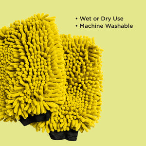Use wet or dry and are machine washable