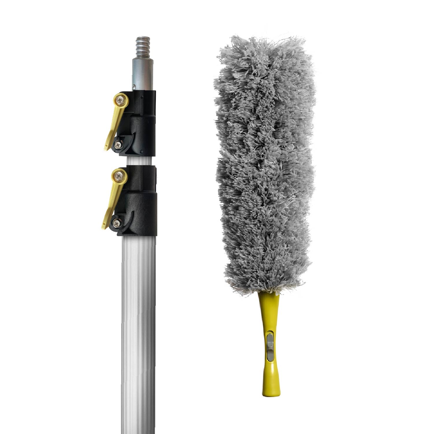feather duster and 5ft -12ft docapole