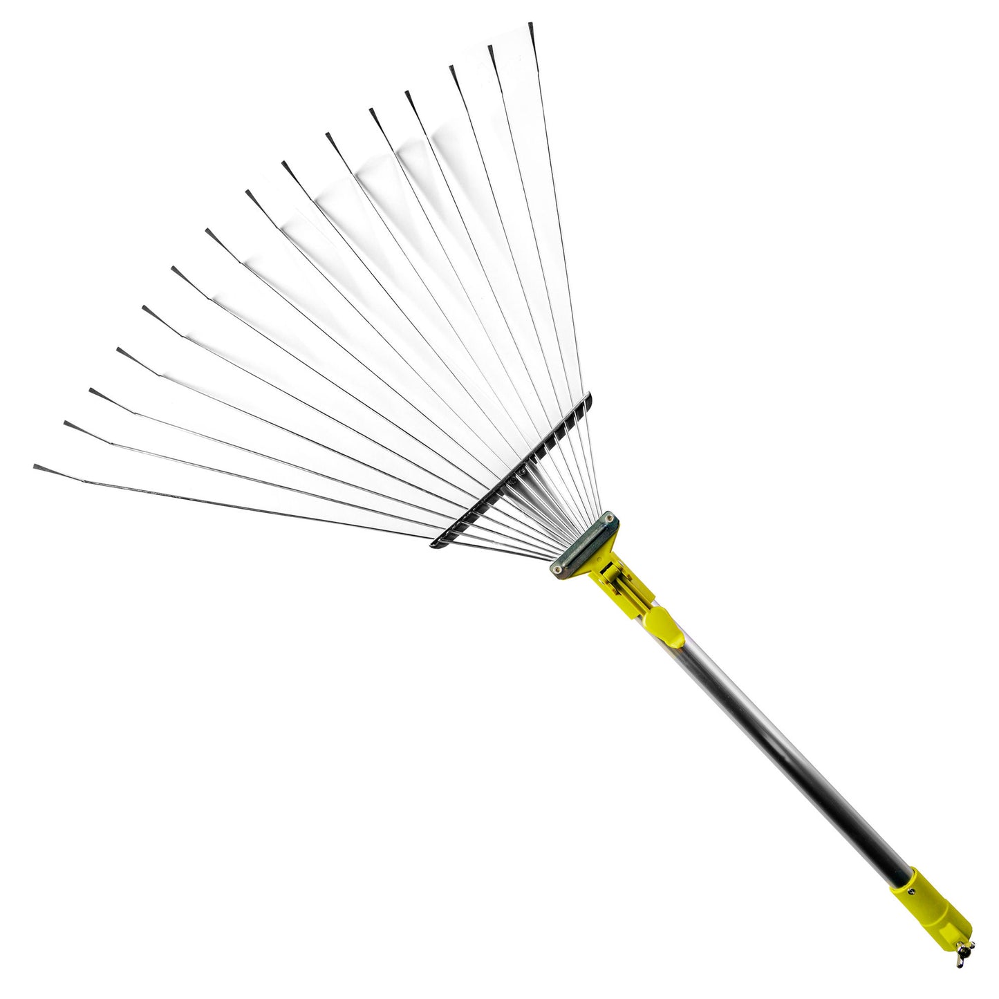 Adjustable roof rake attachment expanded