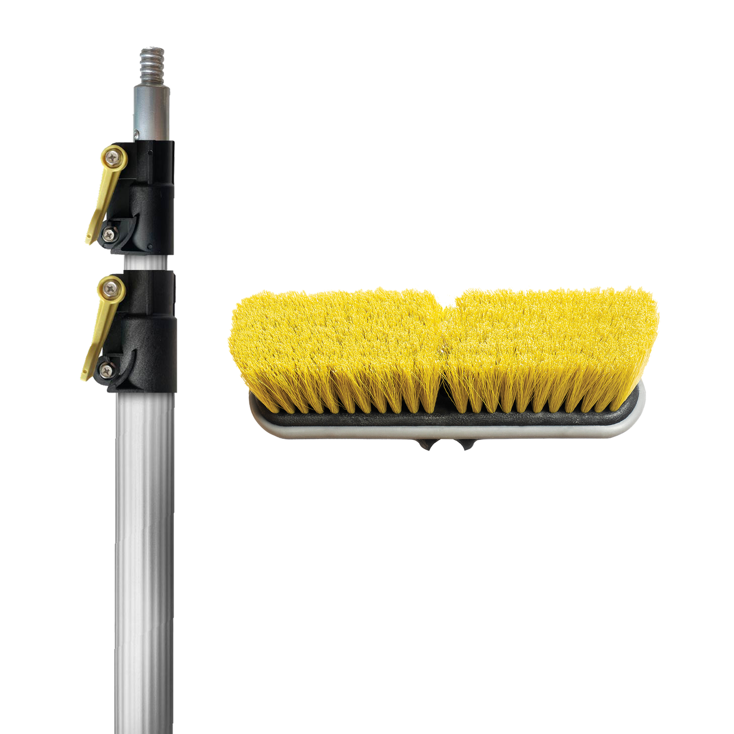 Multi-purpose Hard Bristle Brush with 5x12 ft Docapole