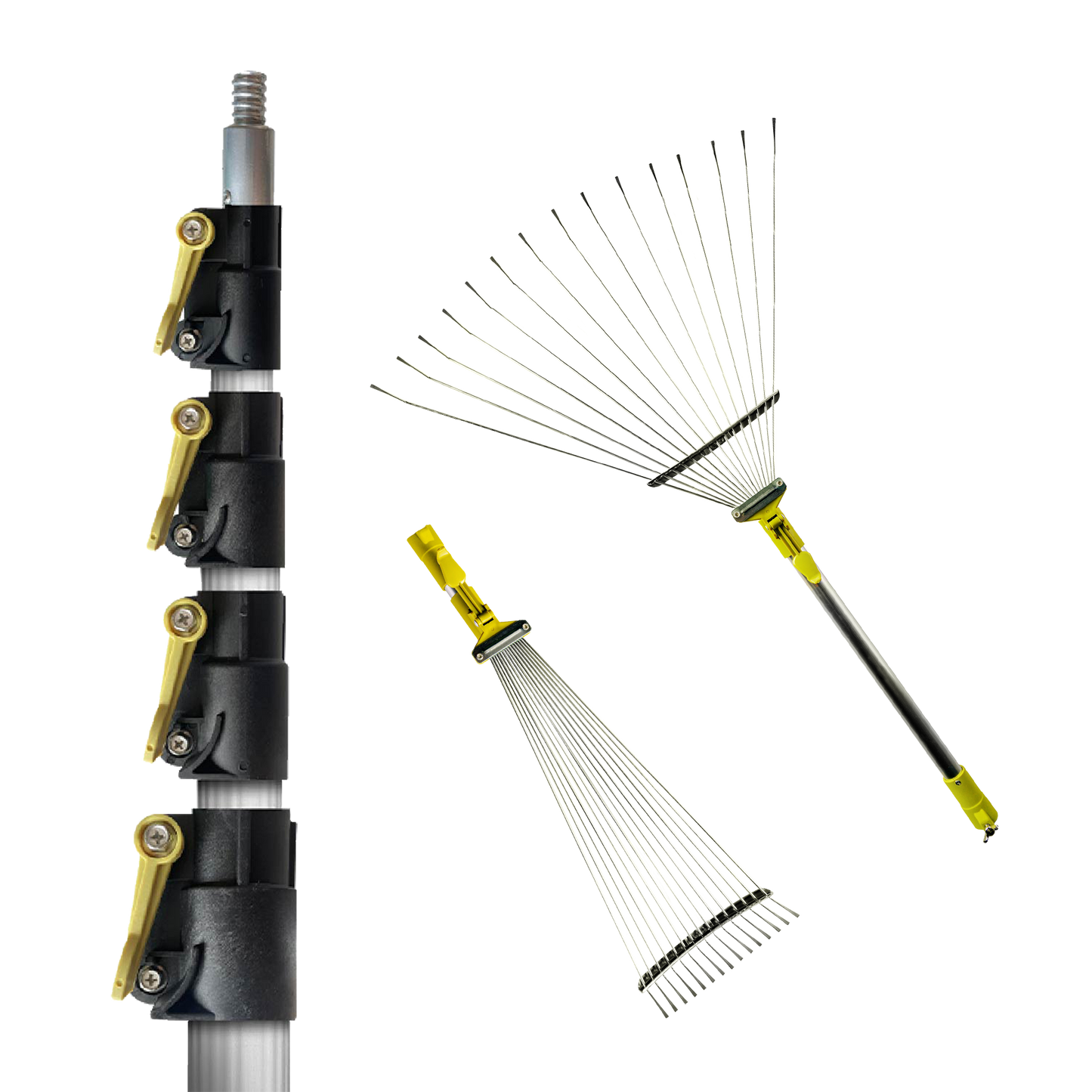 Adjustable Roof Rake with 6 or 7ft docaPole Kit