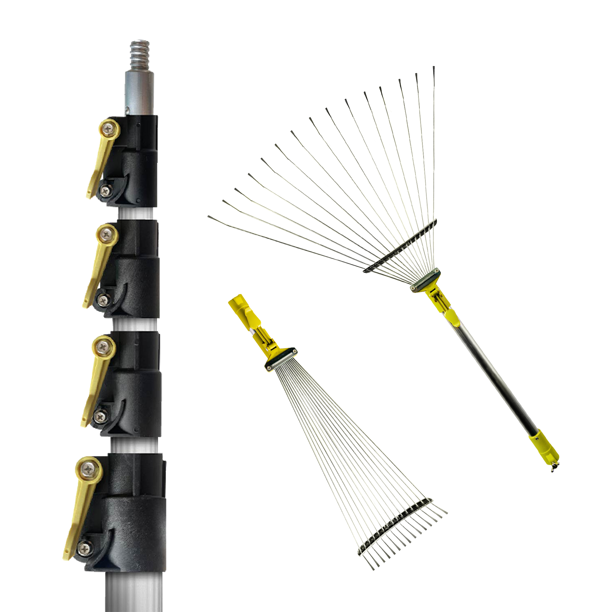 Adjustable Roof Rake with 6 or 7ft docaPole Kit